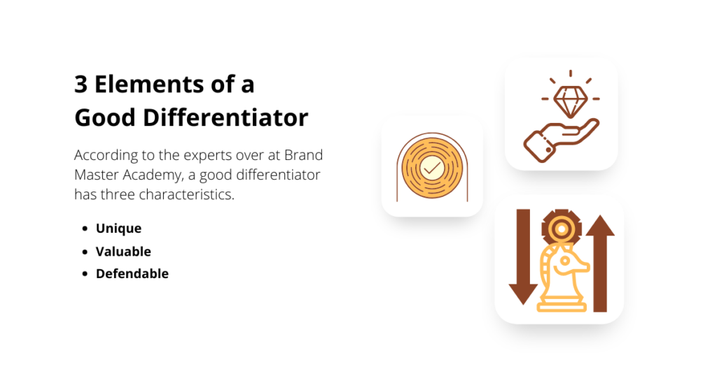 3 elements of a good differentiator image
