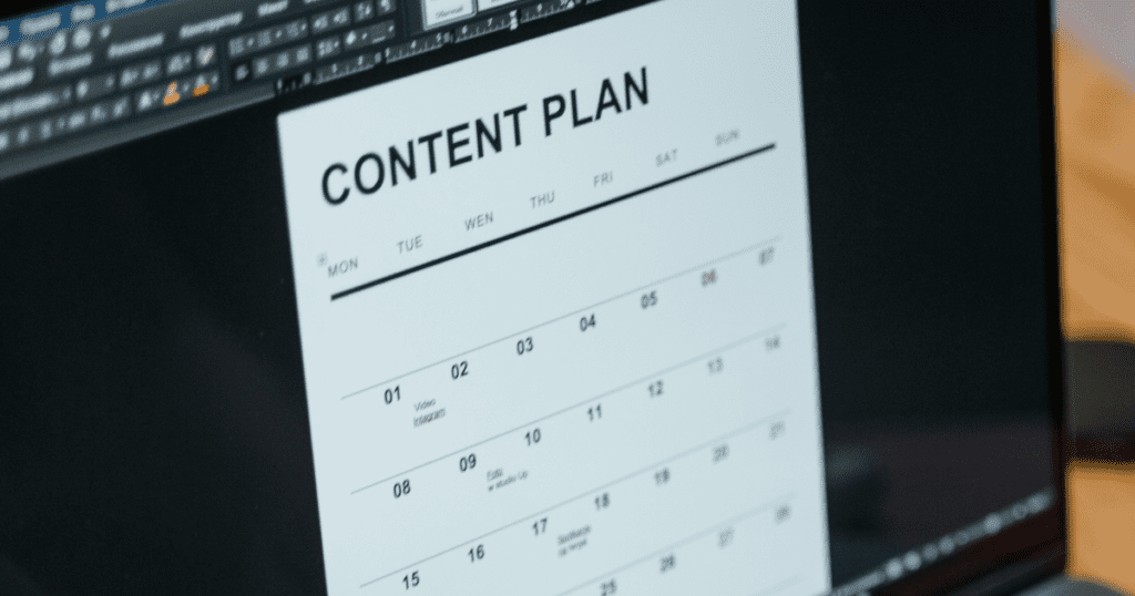 5 Steps to Build a Social Media Presence for Your Pizza Business content calendar plan