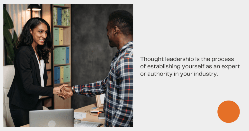 What Is Thought Leadership? definition of thought leadership